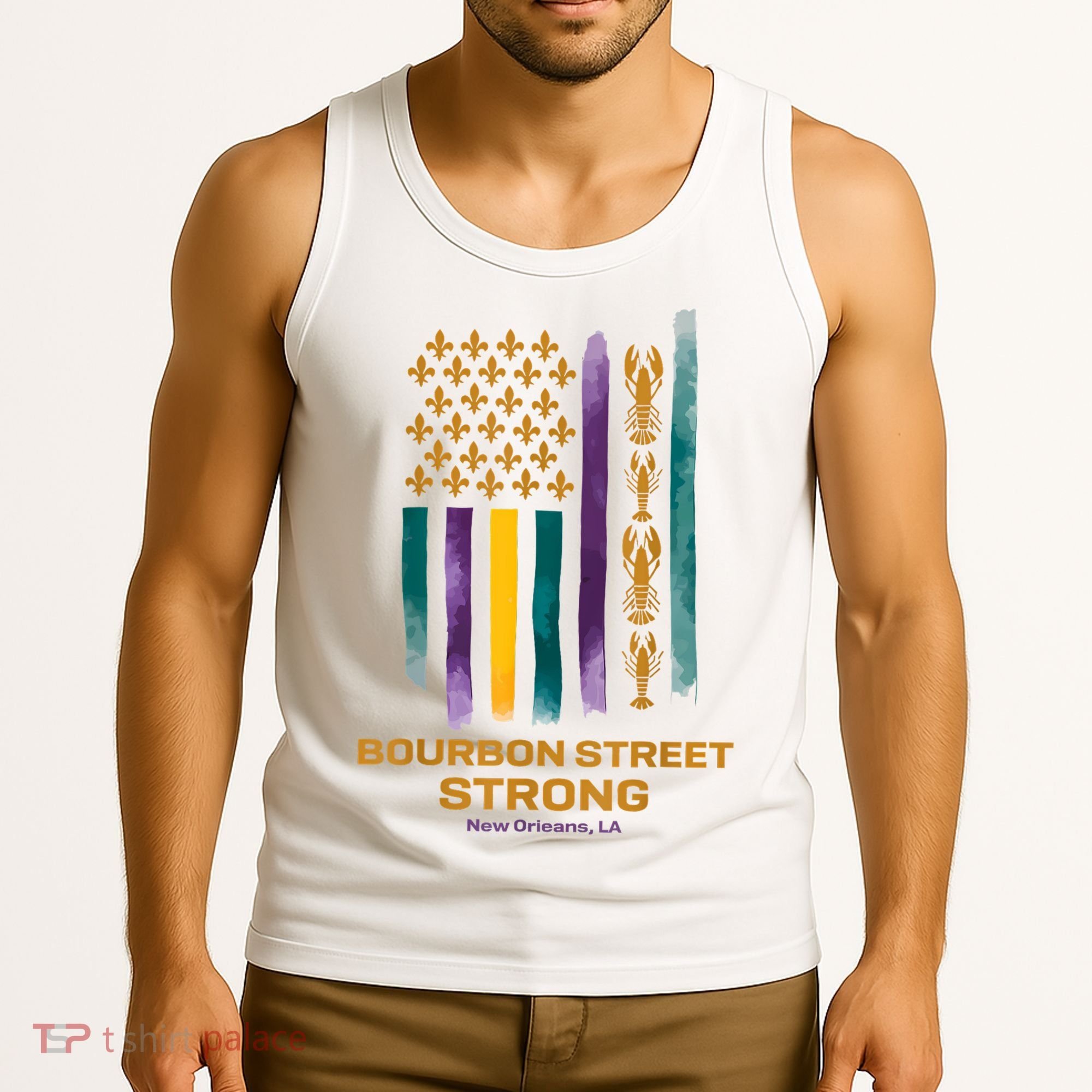 Bourbon Street Strong Us Tank Top