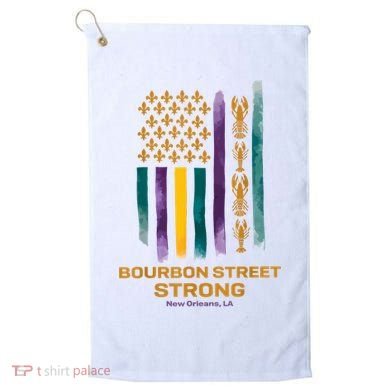 Bourbon Street Strong Us Golf Towel