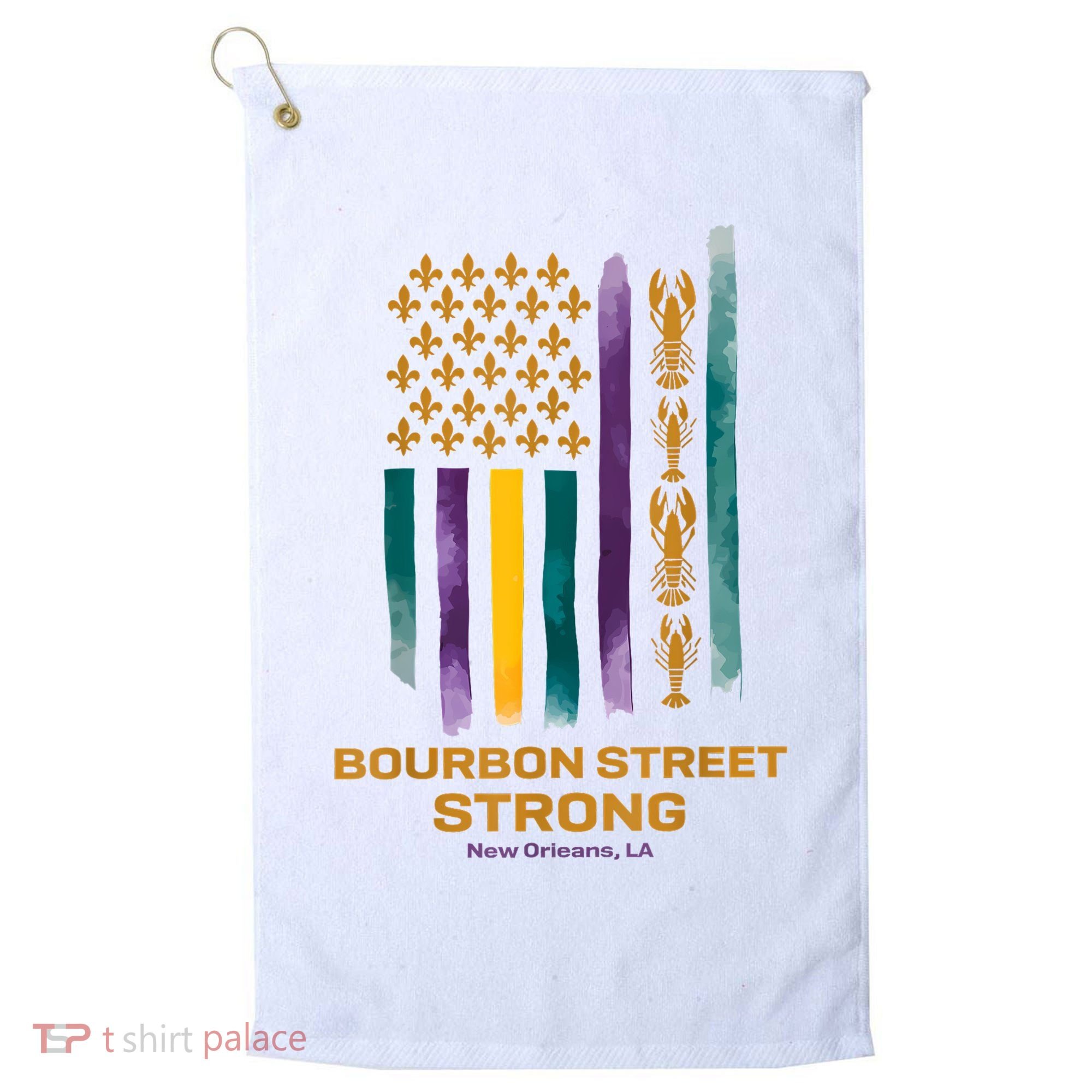 Bourbon Street Strong Us Golf Towel