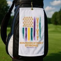 Bourbon Street Strong Us Golf Towel thumb 2