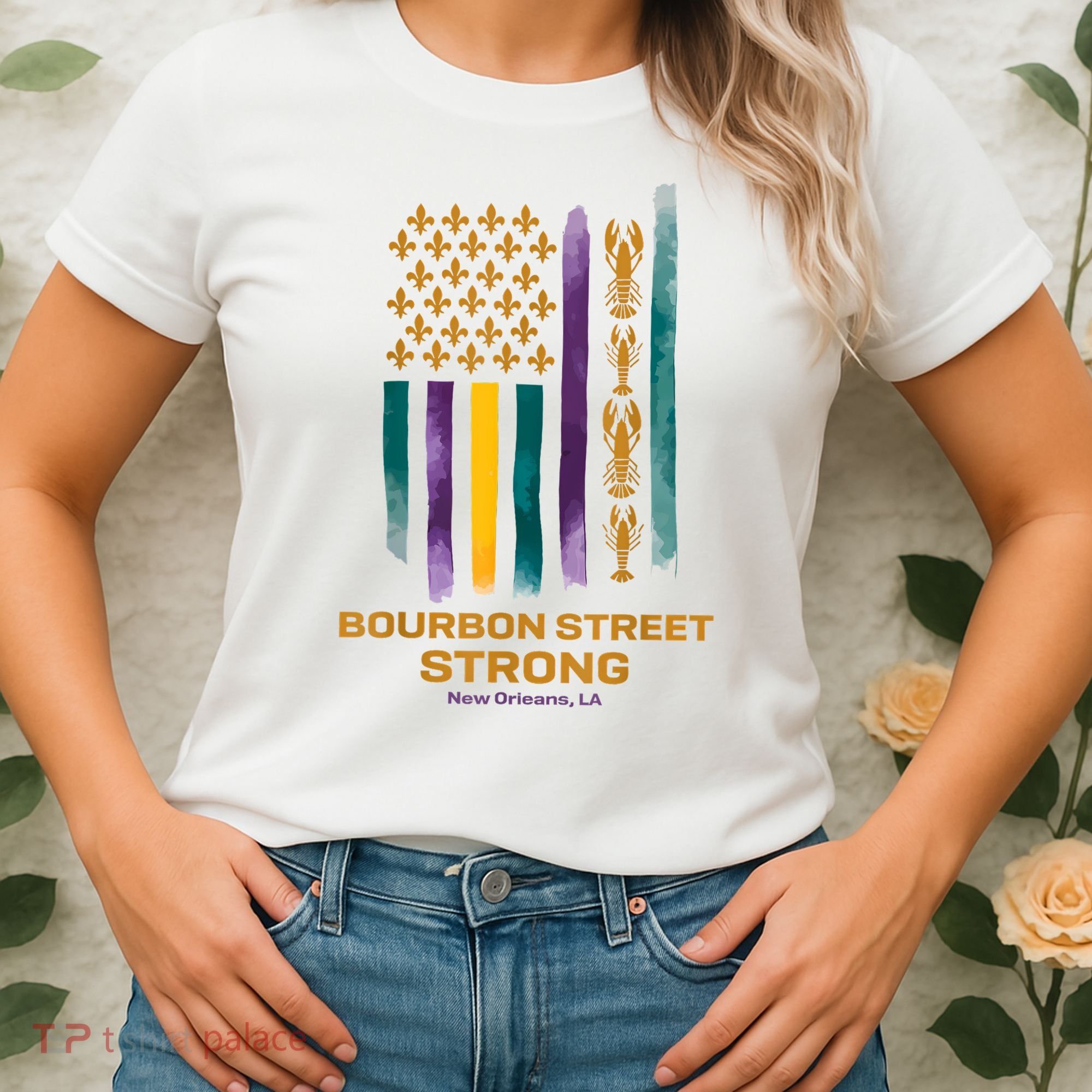 Bourbon Street Strong Us Women's T-Shirt