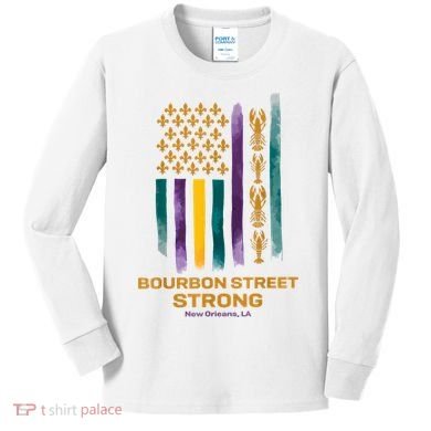 Bourbon Street Strong Us Kids Long Sleeve Shirt