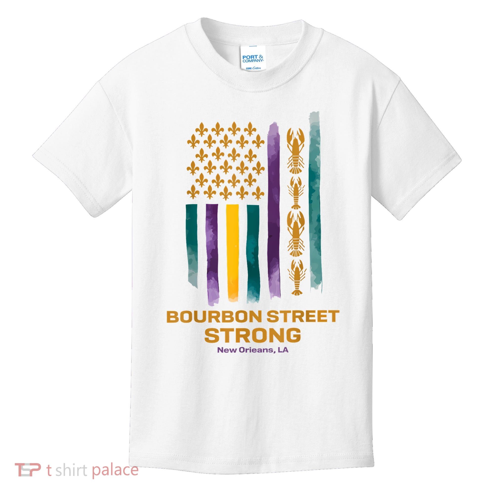 Bourbon Street Strong Us Kids T-Shirt