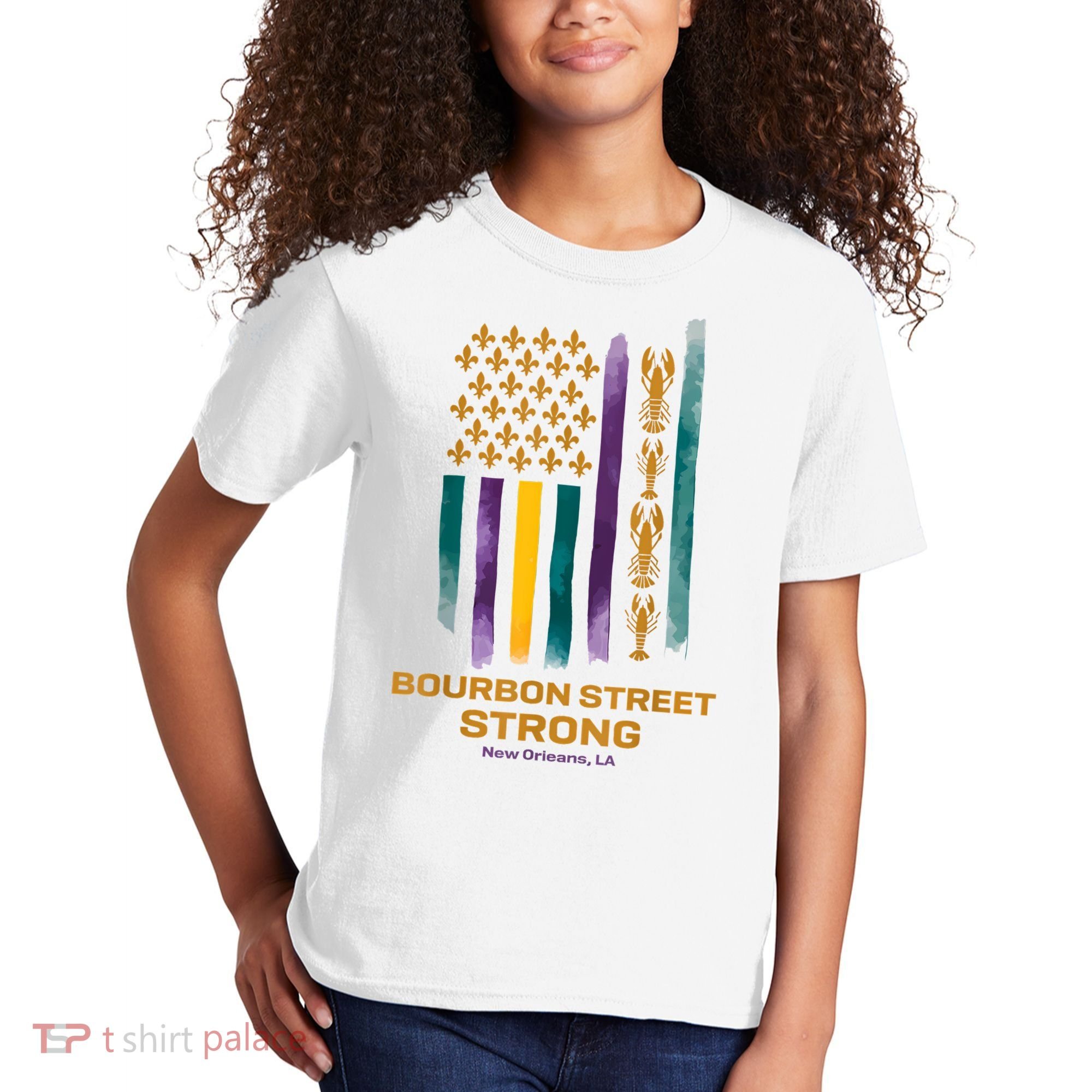 Bourbon Street Strong Us Kids T-Shirt