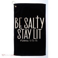 Be Salty Stay Lit Matthew 51316 Golf Towel thumb 0