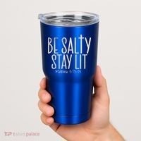 Be Salty Stay Lit Matthew 51316 Tumbler thumb 2