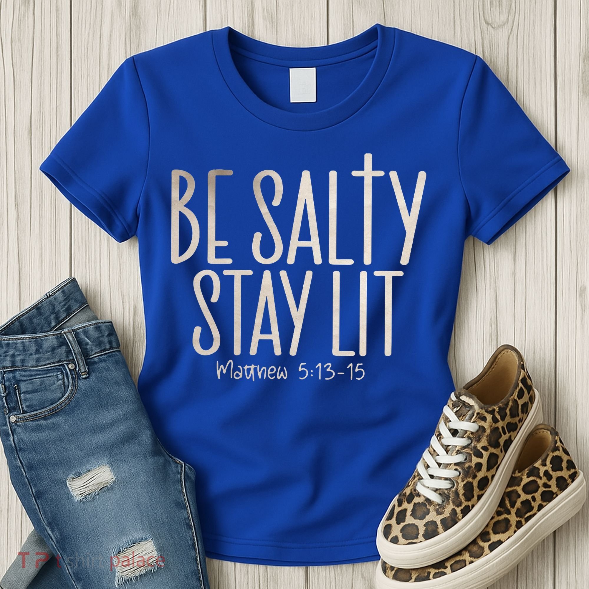 Be Salty Stay Lit Matthew 51316 Women's T-Shirt