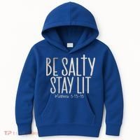 Be Salty Stay Lit Matthew 51316 Kids Hoodie thumb 0