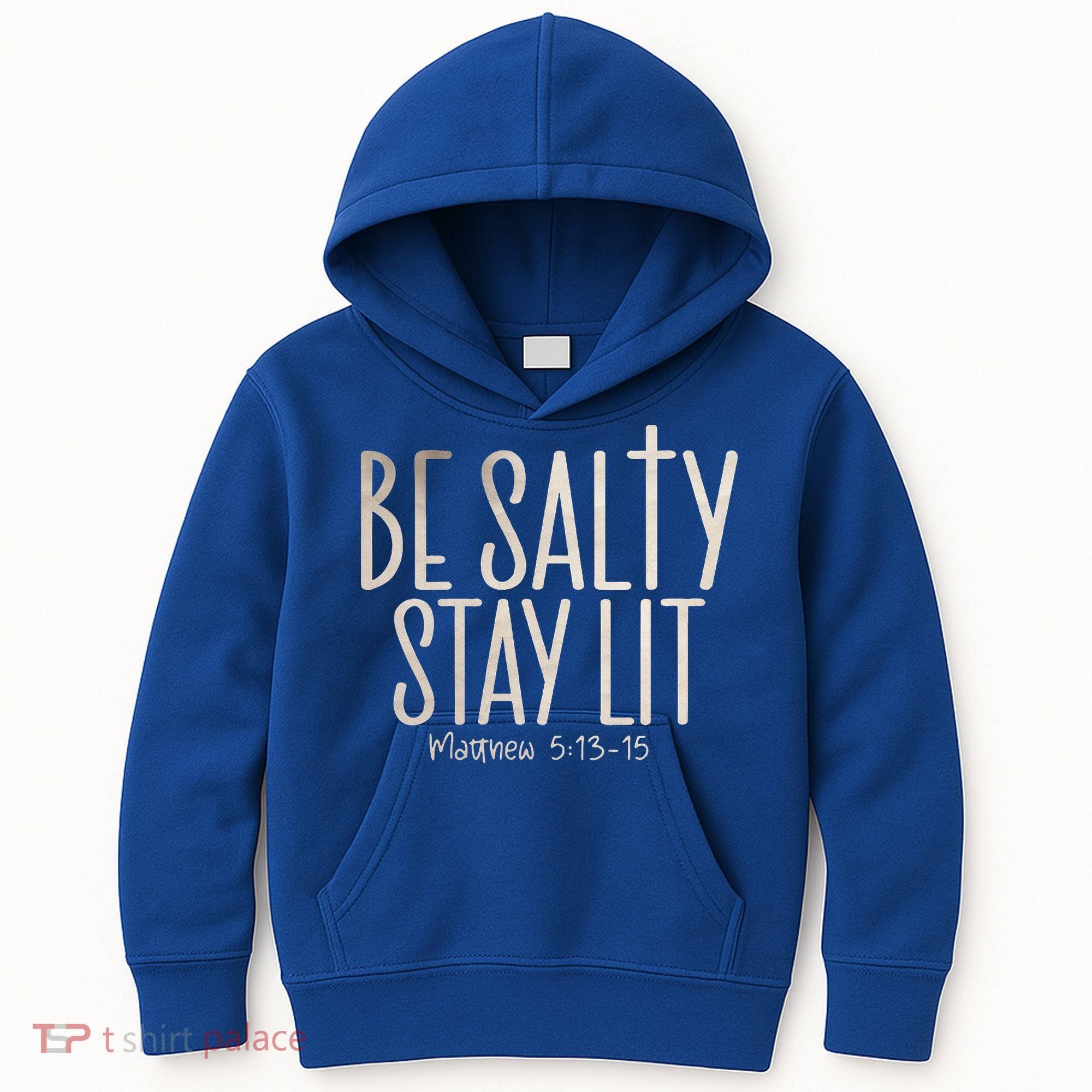 Be Salty Stay Lit Matthew 51316 Kids Hoodie