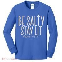 Be Salty Stay Lit Matthew 51316 Kids Long Sleeve Shirt thumb 0