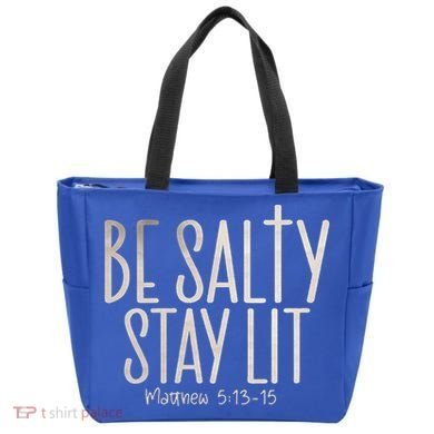 Be Salty Stay Lit Matthew 51316 Tote Bag