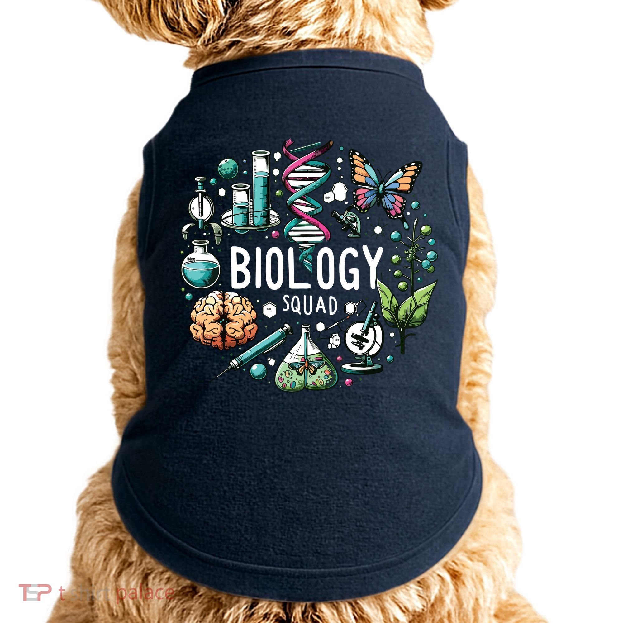 Biology Squad Scientists Biology Shirts For Biologist Doggie Tank