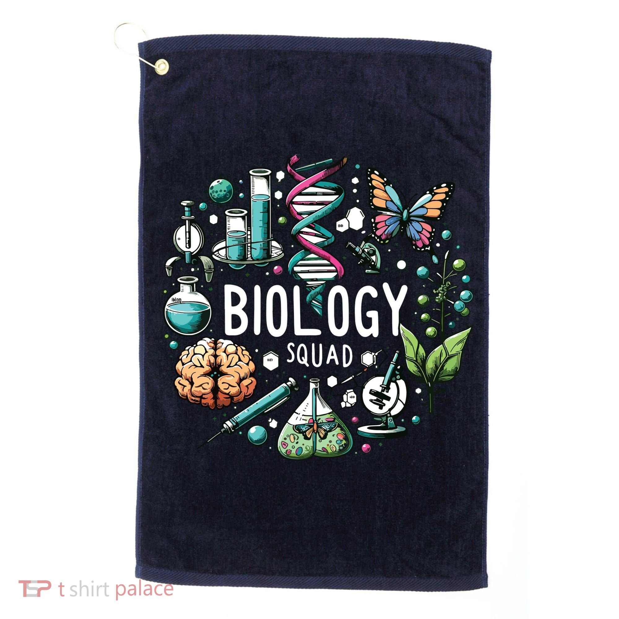 Biology Squad Scientists Biology Shirts For Biologist Golf Towel