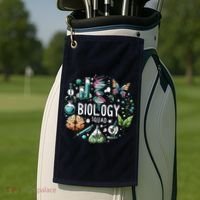 Biology Squad Scientists Biology Shirts For Biologist Golf Towel thumb 2