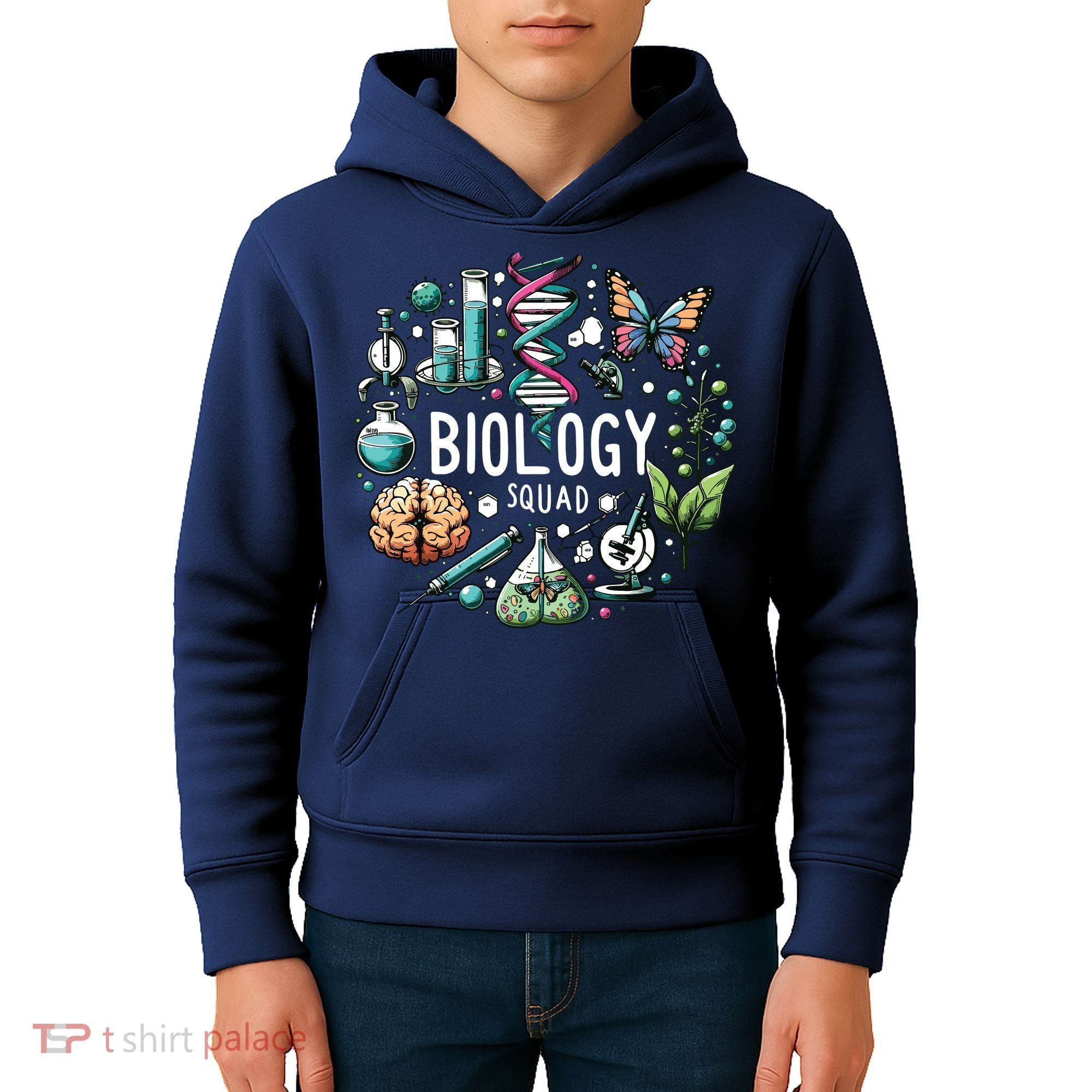 Biology Squad Scientists Biology Shirts For Biologist Kids Hoodie