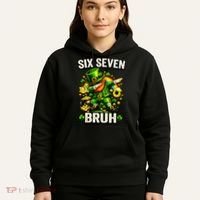 Bruh Six Seven Meme 67 Dabbing Leprechaun St Patricks Day Hoodie thumb 5