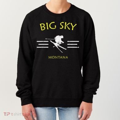 Big Sky Skiing Montana Ski Women's Sweatshirt
