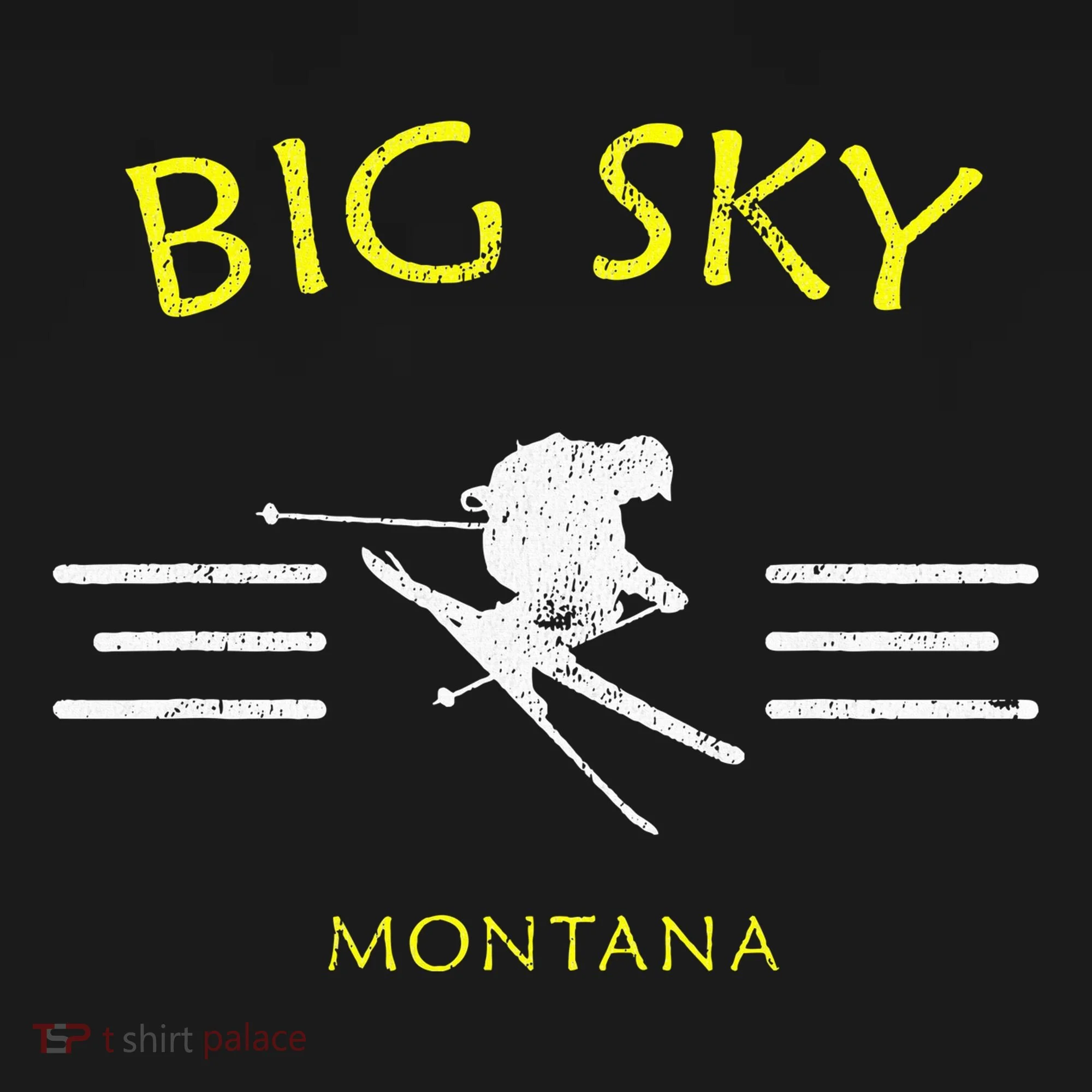 Big Sky Skiing Montana Ski Hoodie