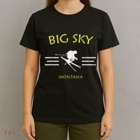 Big Sky Skiing Montana Ski T-Shirt thumb 4
