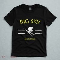 Big Sky Skiing Montana Ski T-Shirt thumb 5