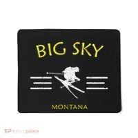 Big Sky Skiing Montana Ski Mousepad thumb 0