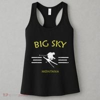 Big Sky Skiing Montana Ski Women's Tank Top thumb 3