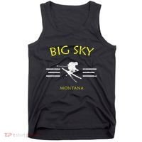 Big Sky Skiing Montana Ski Tank Top thumb 0