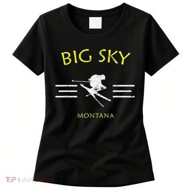 Big Sky Skiing Montana Ski Women's T-Shirt
