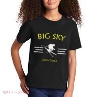 Big Sky Skiing Montana Ski Kids T-Shirt thumb 2