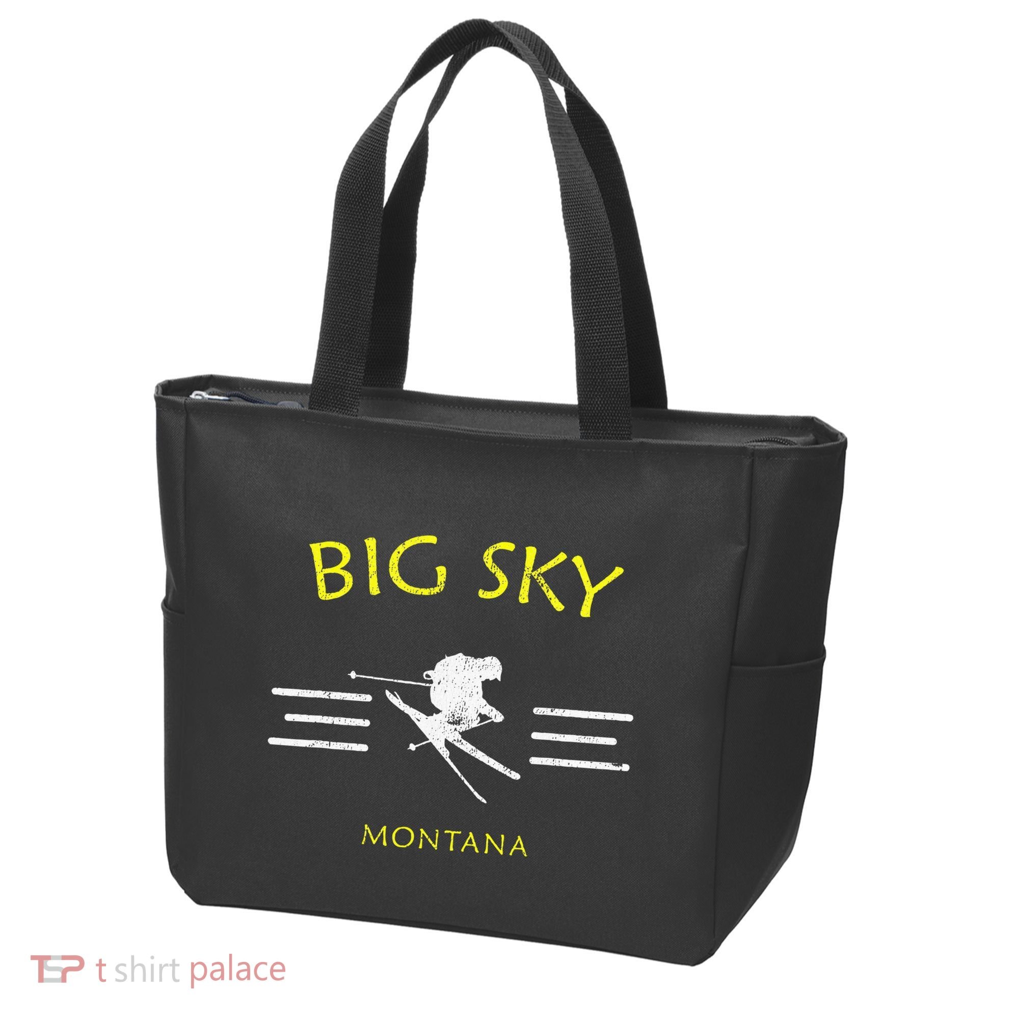 Big Sky Skiing Montana Ski Tote Bag