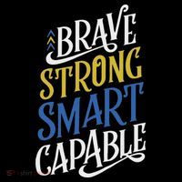 Brave Strong Smart Capable World Down Syndrome Day Awareness Ornament thumb 1