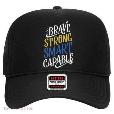 Brave Strong Smart Capable World Down Syndrome Day Awareness Hat