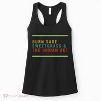 Burn Sage Sweetgrass & The Indian Act Women's Tank Top thumb 0