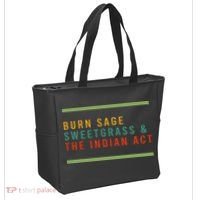 Burn Sage Sweetgrass & The Indian Act Tote Bag thumb 2