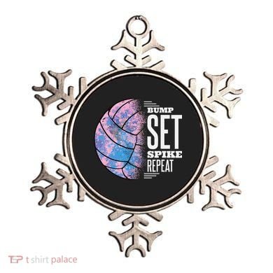 Bump Set Spike Repeat Volleyball Player Coach & Fan Ornament