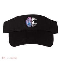 Bump Set Spike Repeat Volleyball Player Coach & Fan Visor thumb 0