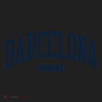 Barcelona Spain Spain College University Style Navy Women's Sweatshirt thumb 2