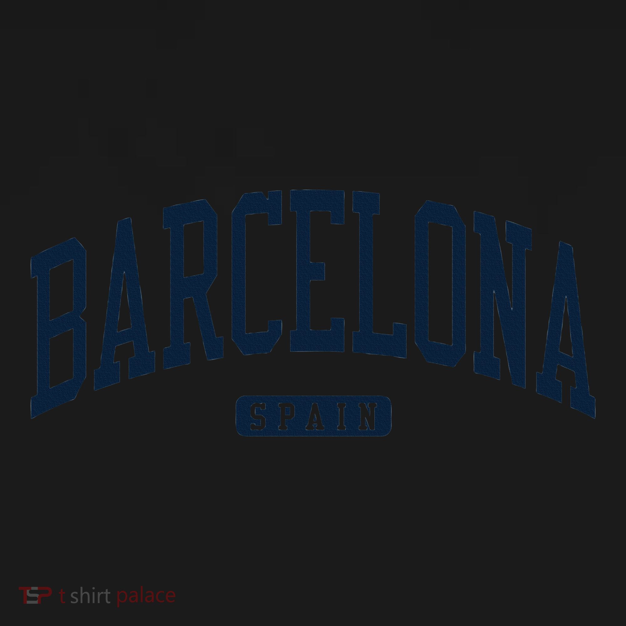 Barcelona Spain Spain College University Style Navy Toddler Hoodie