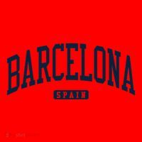 Barcelona Spain Spain College University Style Navy Santa Hat thumb 1