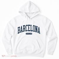 Barcelona Spain Spain College University Style Navy Hoodie thumb 0