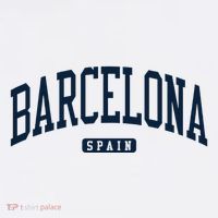 Barcelona Spain Spain College University Style Navy Long Sleeve Shirt thumb 2