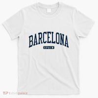 Barcelona Spain Spain College University Style Navy T-Shirt thumb 0