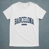 Barcelona Spain Spain College University Style Navy T-Shirt thumb 5