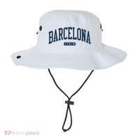 Barcelona Spain Spain College University Style Navy Bucket Hat thumb 0