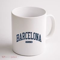 Barcelona Spain Spain College University Style Navy Coffee Mug thumb 1