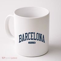 Barcelona Spain Spain College University Style Navy Coffee Mug thumb 0