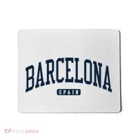 Barcelona Spain Spain College University Style Navy Mousepad thumb 0