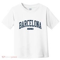 Barcelona Spain Spain College University Style Navy Toddler T-Shirt thumb 0