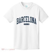 Barcelona Spain Spain College University Style Navy Kids T-Shirt thumb 0