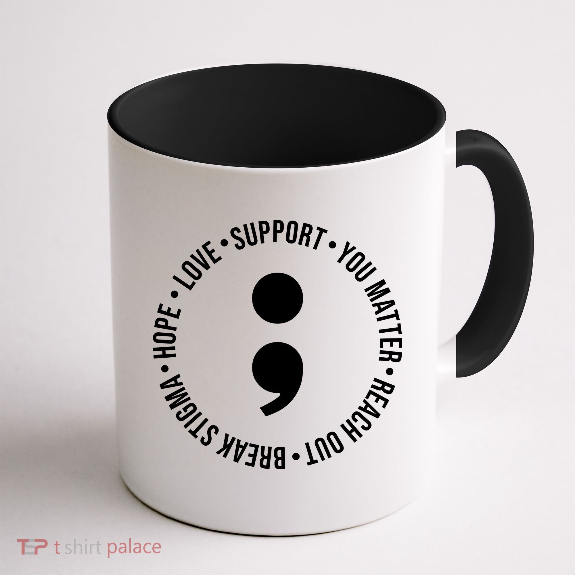 Break Stigma Support Mental Health Awareness Coffee Mug